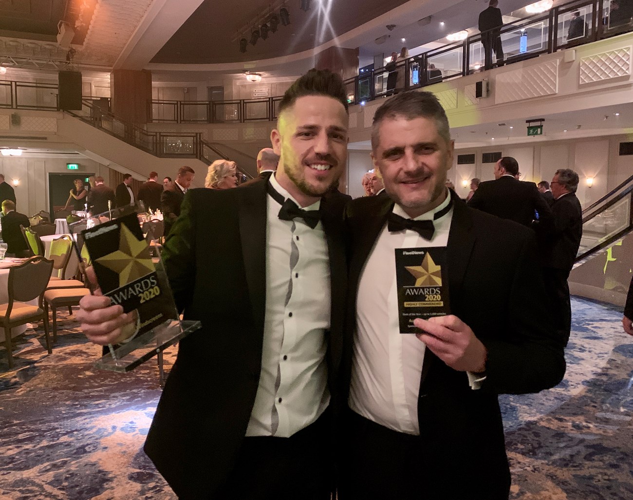 Fleet News Awards 2020 Group Fleet Manager, Shaun Atton (l) and Workshop Supervisor, Paul Bicknell (r).jpg