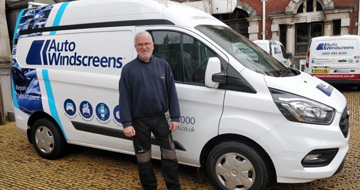 10 vans to twells - Steve Skinner, Markerstudy Group with Auto Windscreens van.jpg